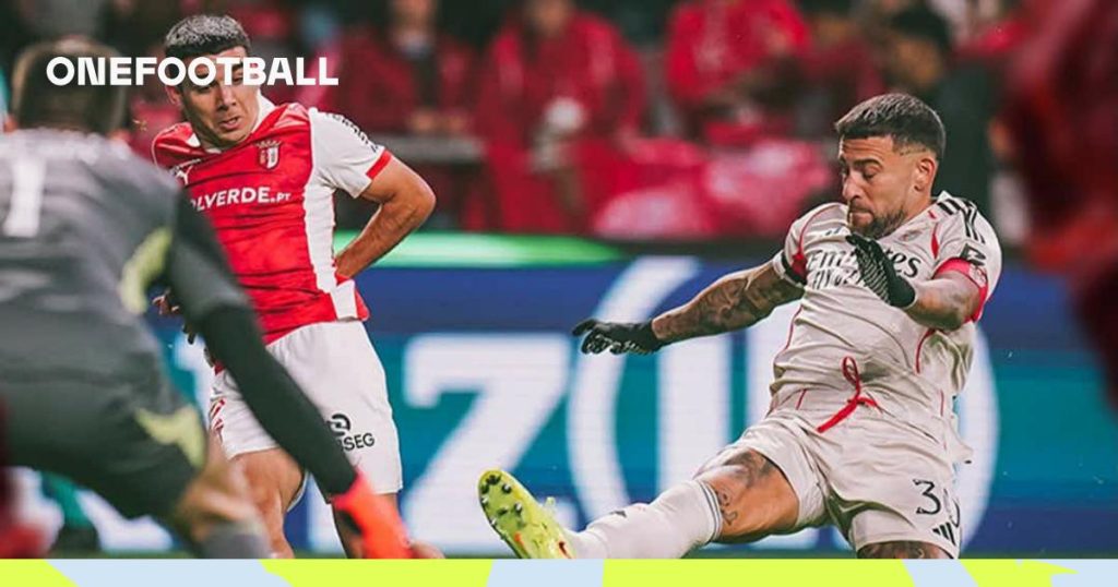 Benfica face egal cu Braga (2-2) și riscă să rămână la 10 puncte în urma FC Porto.
