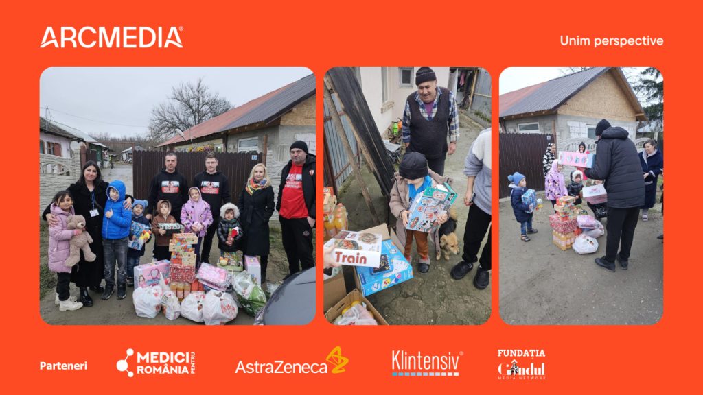Crăciunul devine sărbătoare adevărată prin gesturi de solidaritate ale grupului ARCMEDIA Luna decembrie aduce nu doar atmosfera magică a sărbătorilor, ci și o oportunitate de a arăta compasiune și sprijin pentru cei mai vulnerabili