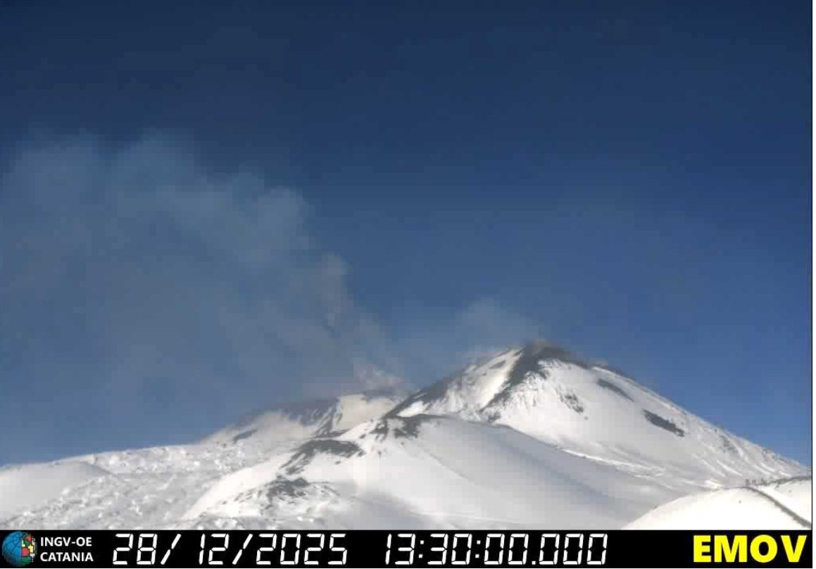 [ad_1] Vulcanul Etna, cel mai activ din Italia, a erupt din nou după aproape trei decenii, acoperit de zăpadă, și a aruncat lavă și cenușă