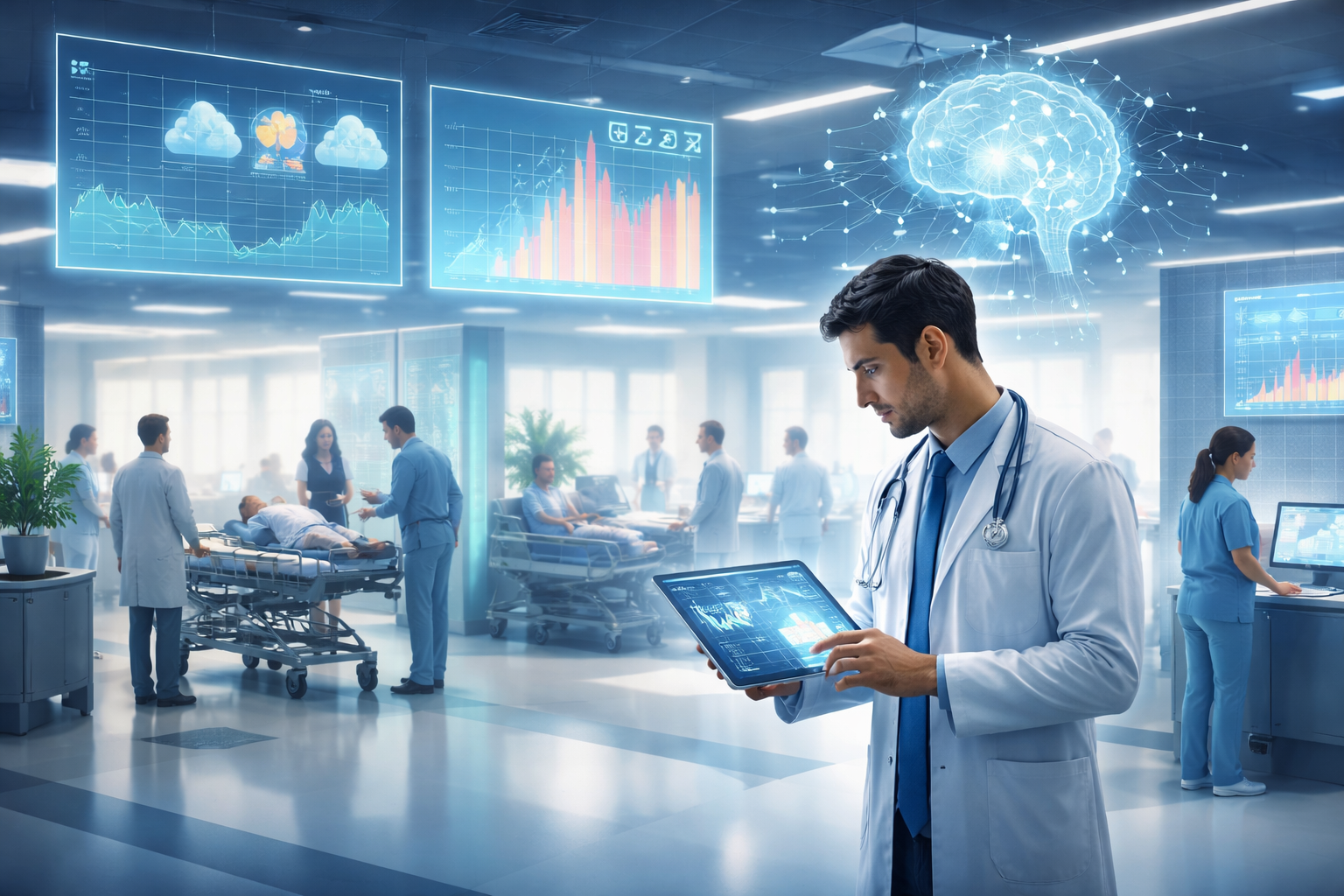 Spitalele din Anglia au început să implementeze inteligența artificială în departamentele de urgență, o măsură menită să contracareze presiunea extremă din sezonul de iarnă, perioadă tradițional marcată de supraaglomerare și timpi lungi de așteptare