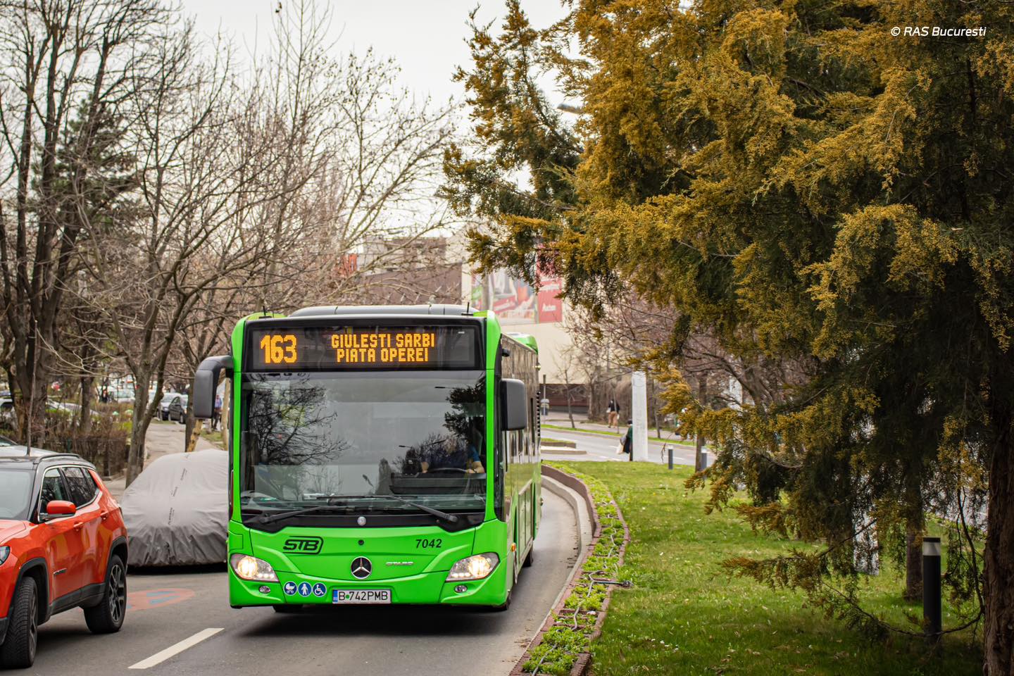 STB: Linia 163 revine pe traseul de bază din 6 ianuarie