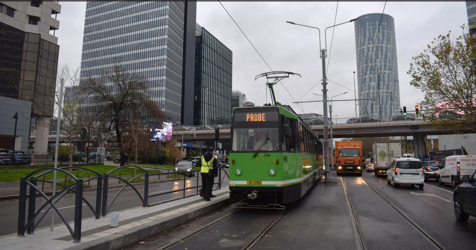 Linia 5 de tramvai va fi inaugurată în primăvară, nu pe 9 decembrie 2025