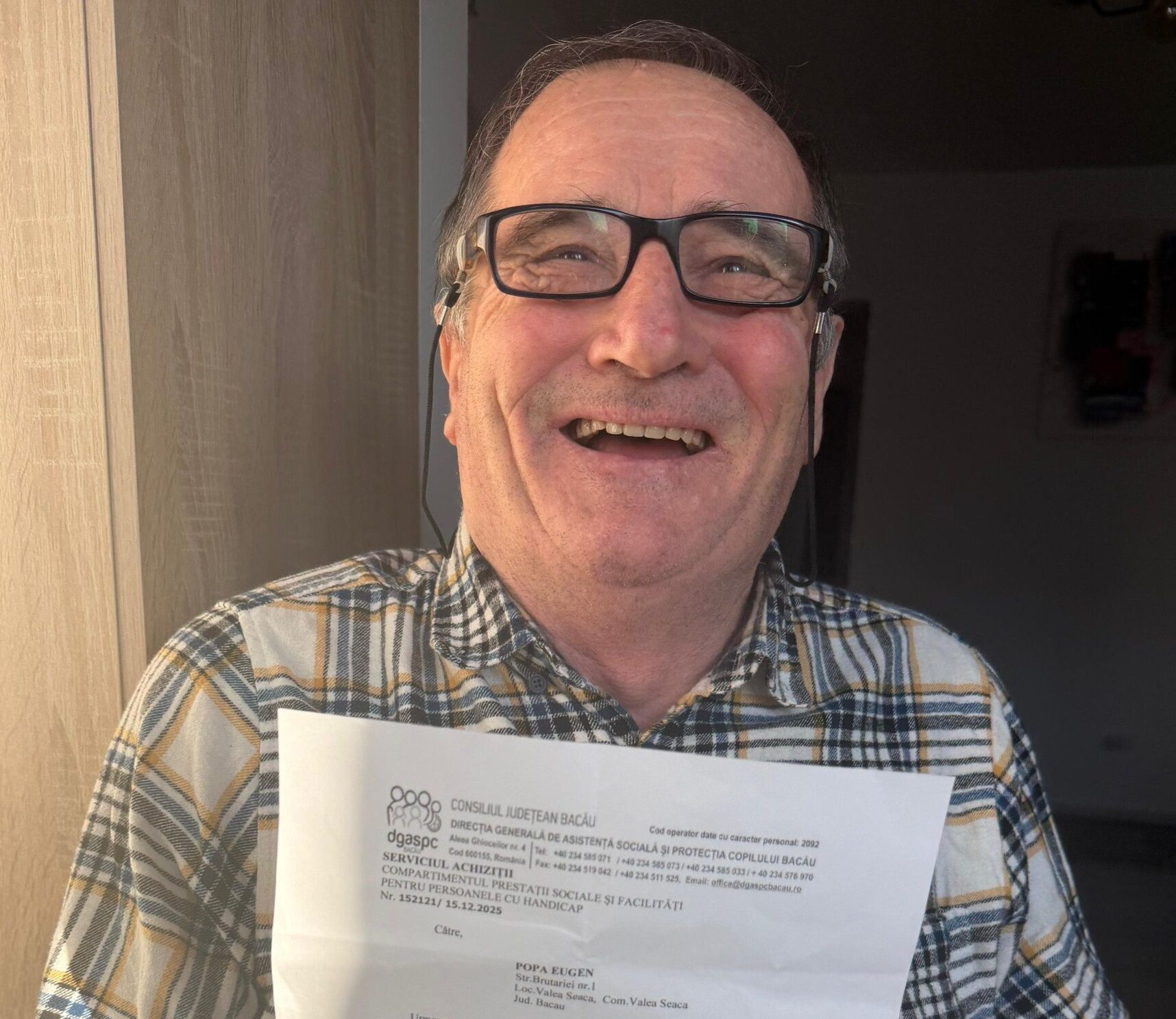 Băcăuan înștiințat de DGASPC că a murit, deși trăiește: „Sunt un decedat funcțional”