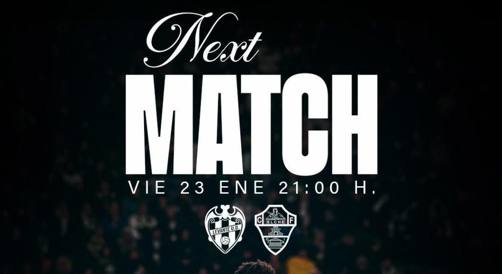 Elche CF înfruntă o provocare pe terenul Levante UD Elche CF se pregătește să deschidă jornada 21 din LaLiga EA Sports, înfruntând un Levante UD motivat, vineri, 23 ianuarie, la Ciutat de València, de la ora 21:00