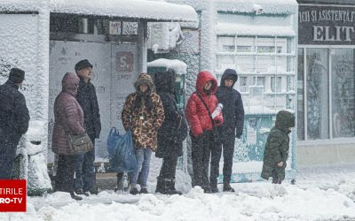 Capitala intră într-un episod de iarnă, avertizează ANM. Vor fi temperaturi de până la -10 grade