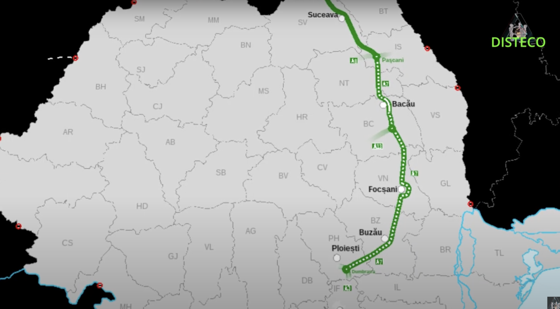 Primul nod rutier turbion din România, un proiect de anvergură care va conecta Autostrada Moldovei A7 cu Autostrada Unirii A8, este în plină fază de construcție, urmând să devină un punct de referință în infrastructura rutieră a țării