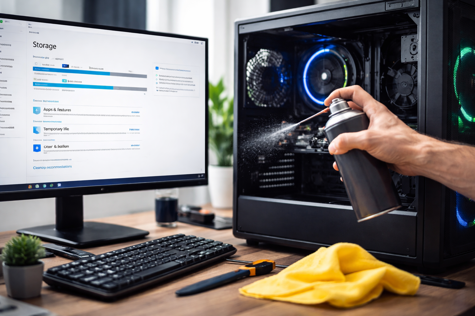 De multe ori, un computer cu Windows care pornește lent, se blochează frecvent sau își pierde rapid spațiul de stocare nu are neapărat nevoie de o înlocuire sau de intervenții costisitoare