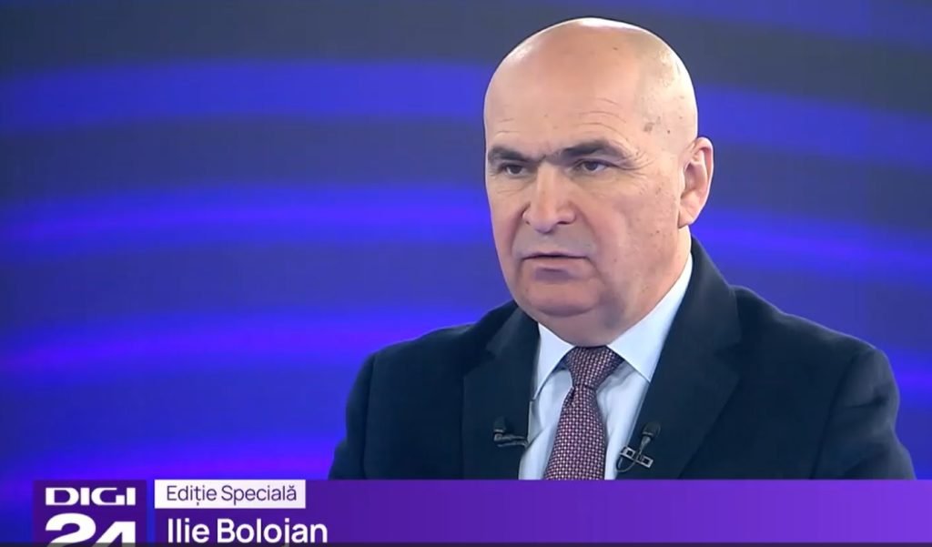 Ilie Bolojan, intervievat live la Digi24 de la ora 20:00