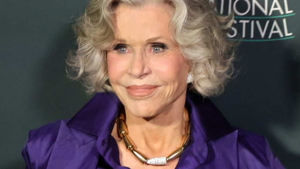 Jane Fonda slams Trump ICE raids, government on Colbert show