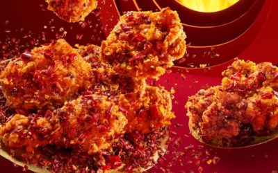 KFC Singapore launching Sichuan mala chicken and fortune cat blind boxes for Chinese New Year