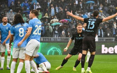 Lazio-Napoli 0-2: gol di Spinazzola e Rrahmani