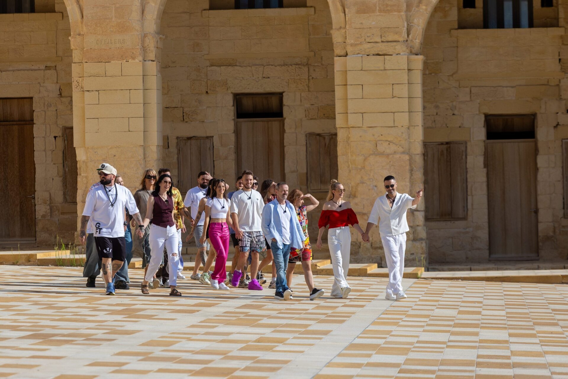 Intrarea concurenților - Fort Manuel