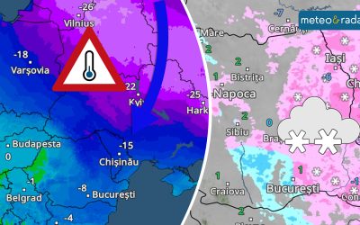 Un nou val de frig cuprinde România din weekend