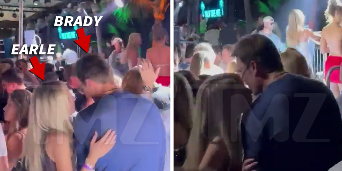 Tom Brady and Alix Earle Get Close in St. Barths, On Video