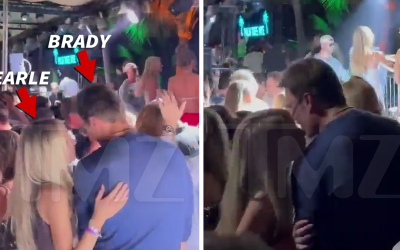 Tom Brady and Alix Earle Get Close in St. Barths, On Video