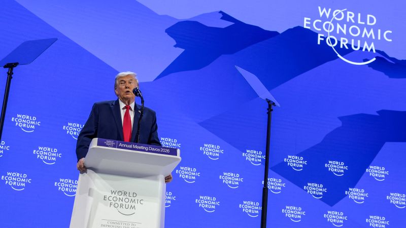 Live updates: Trump en route to Davos, where his Greenland threats top agenda