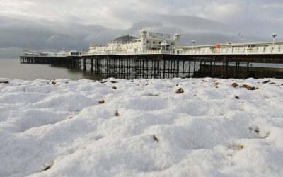 UK weather maps turn purple with snow as far south as Brighton amid -2C cold snap | Weather | News
