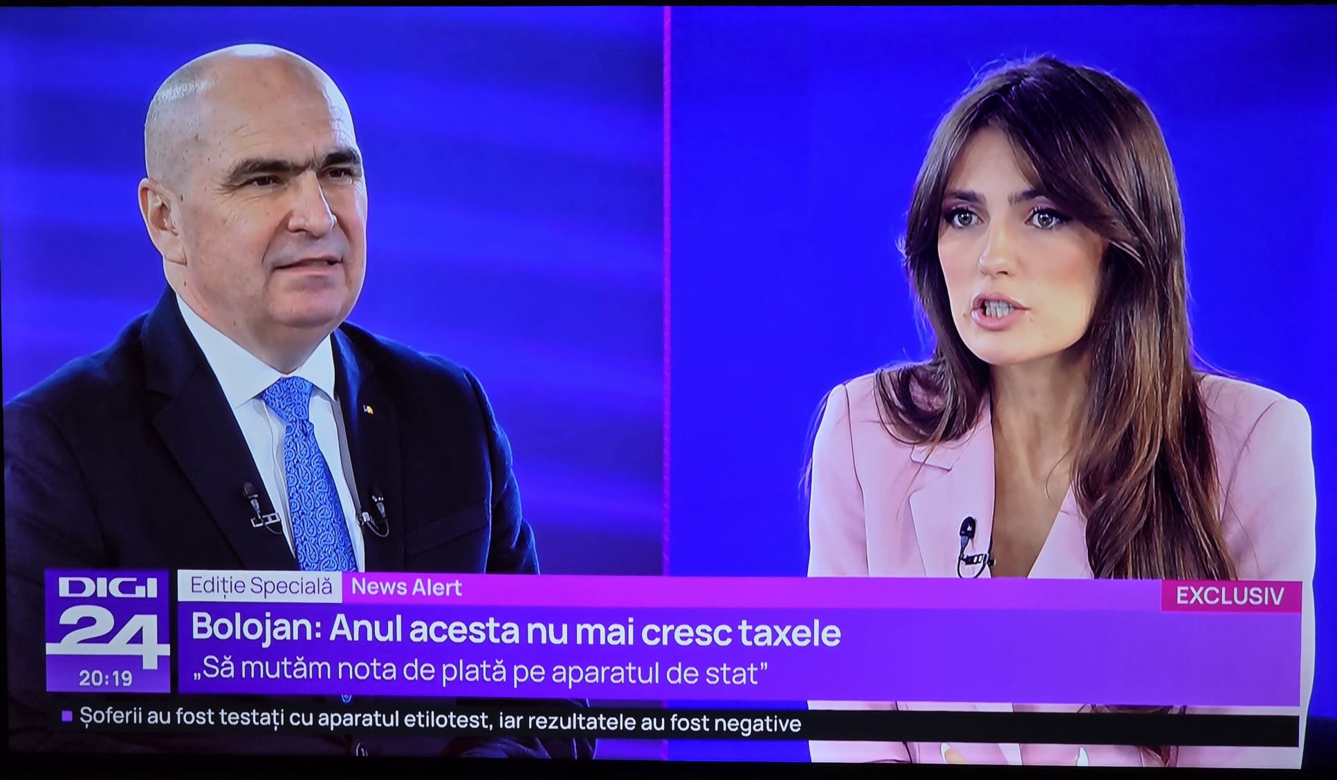 Premierul Ilie Bolojan a făcut recent declarații la postul Digi24, în care a abordat principalele teme ale săptămânii, atât pe plan intern, cât și pe plan internațional