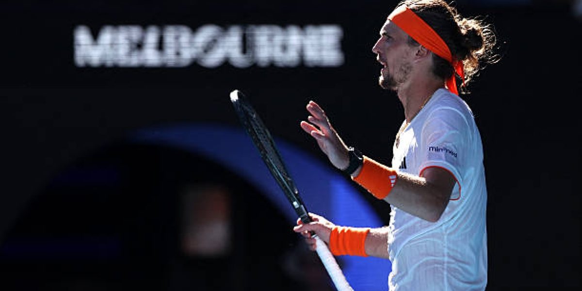 La indignación de Zverev por la atención médica a Alcaraz. Foto: Getty