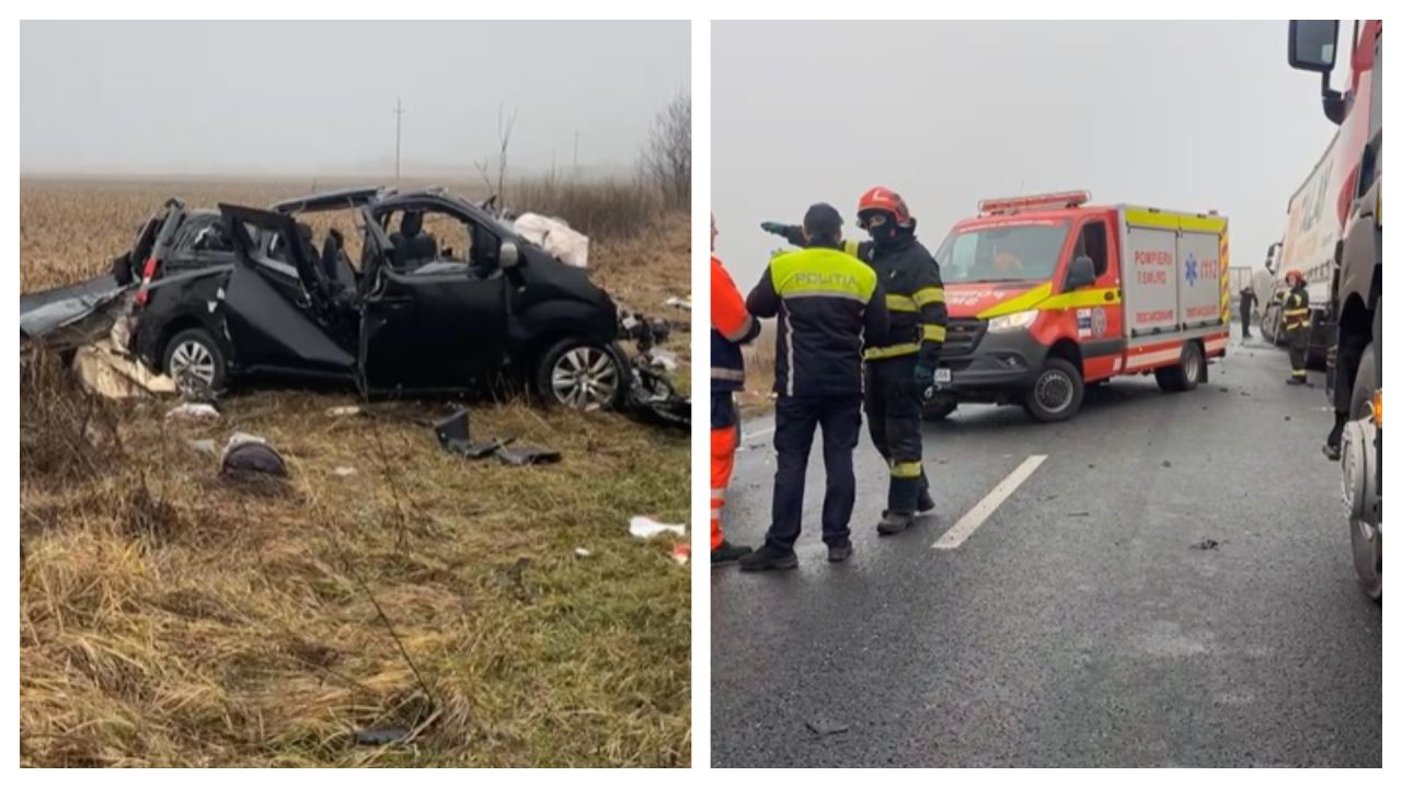 Accident tragic în Timiș: Șase decedați și mai mulți răniți după coliziune violentă Six persoane și-au pierdut viața în urma unui grav accident rutier petrecut pe drumul național ce leagă Caransebeșul de Lugoj