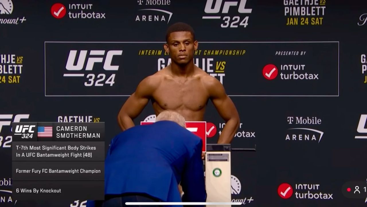 Cameron Smotherman s-a prăbușit la cântar înainte de UFC 324
