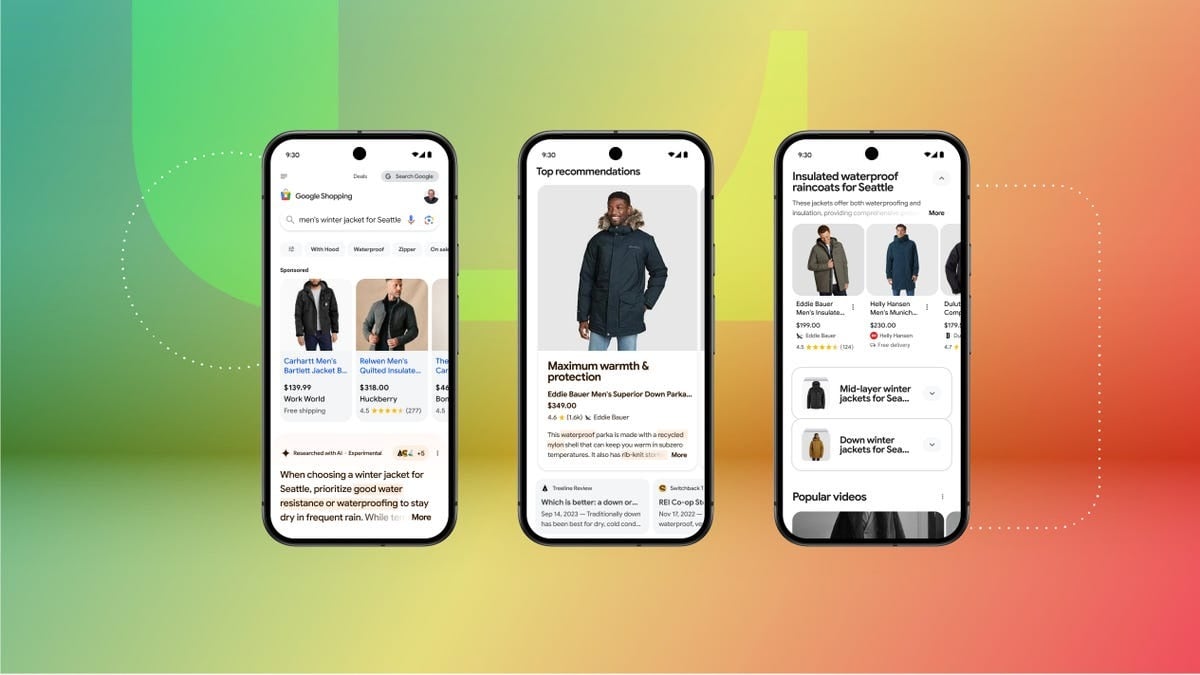 Google revoluționează cumpărăturile online prin inteligența artificială, promițând o experiență mai intuitivă, personalizată și conversațională