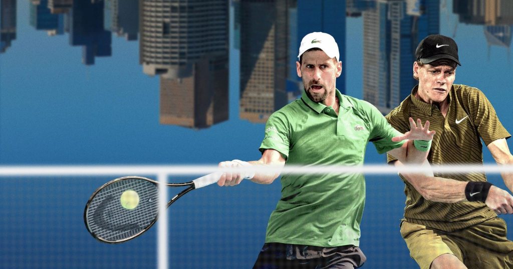 Djokovic se duce cu Sinner în semifinalele Australian Open, Alcaraz e finalist!