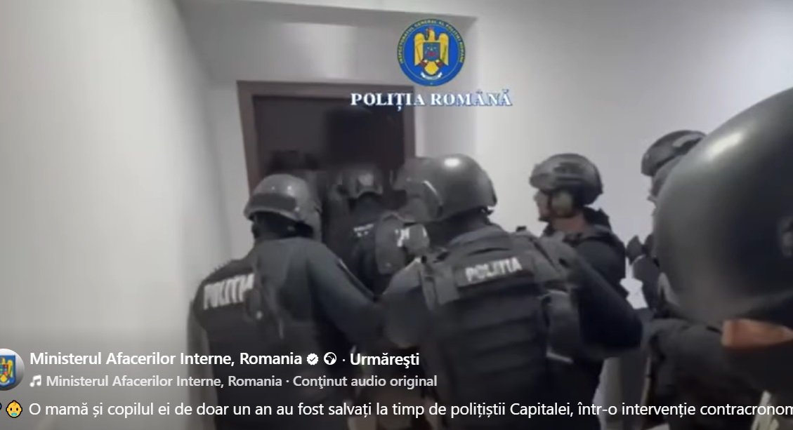 Intervenție de urgență în Capitală: Mamă și copilul de un an salvați în ultimul moment de polițiști O intervenție de o rapiditate exemplară a avut loc sâmbătă în București, când polițiștii au reușit să salveze o mamă și copilul ei de doar un an, în condiții de maximă tensiune și pericol