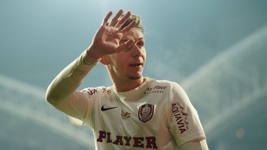 CFR Cluj elogiată după transferul lui Louis Munteanu: „O afacere excelentă!”
