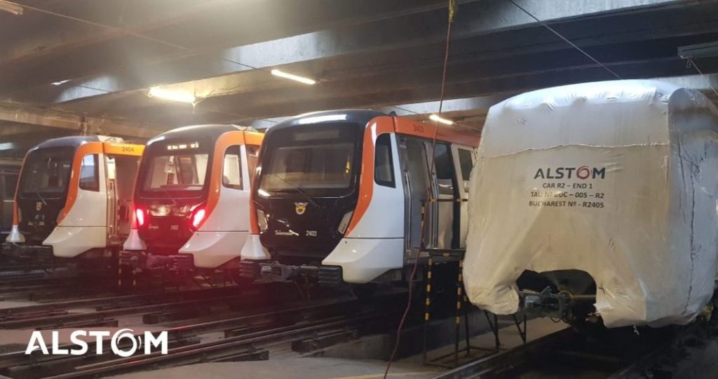 Metrorex cere Alstom 58 milioane € penalizări pentru întârzierea garniturilor de pe magistrala M5