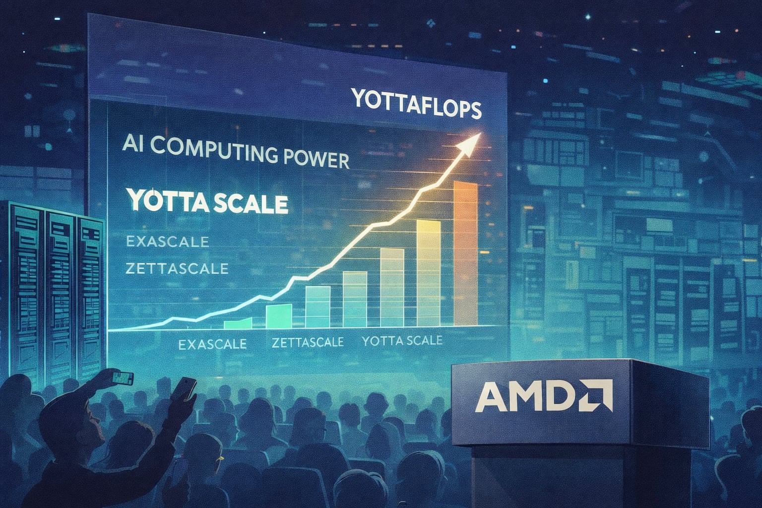 AMD anunță scalarea AI cu impact semnificativ în industrie
