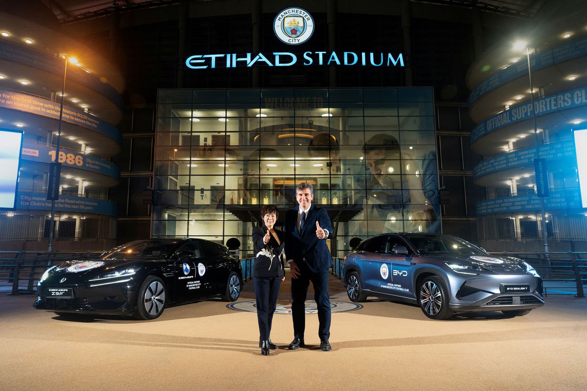 BYD devine partener oficial al Clubului de Fotbal Manchester City