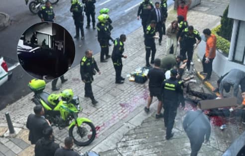 [Video] Asesinan al empresario Gustavo Andrés Aponte y su escolta en un ataque sicarial en Bogotá