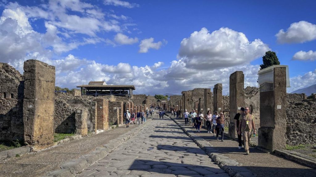 ruine ale orasului antic pompei