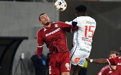 Rapid câștigă impresionant la Sibiu și revine pe primul loc