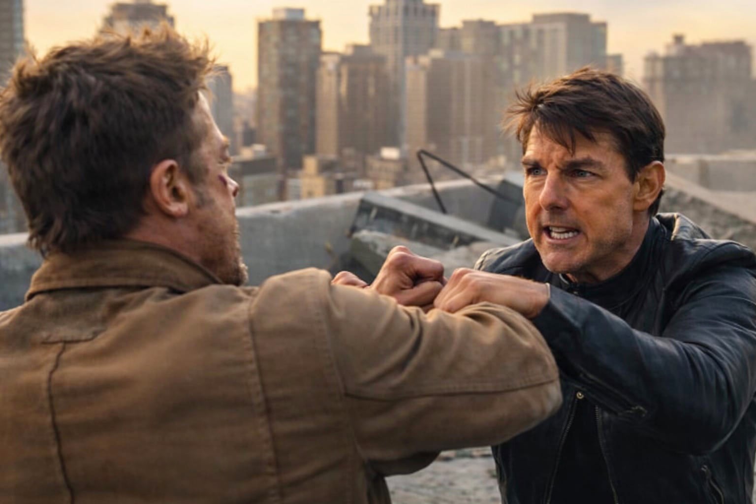 Un clip de 15 secunde ce îl înfățișează pe Tom Cruise și Brad Pitt într-o scenă de luptă generată de inteligența artificială a provocat o adevărată furtună în lumea Hollywood-ului