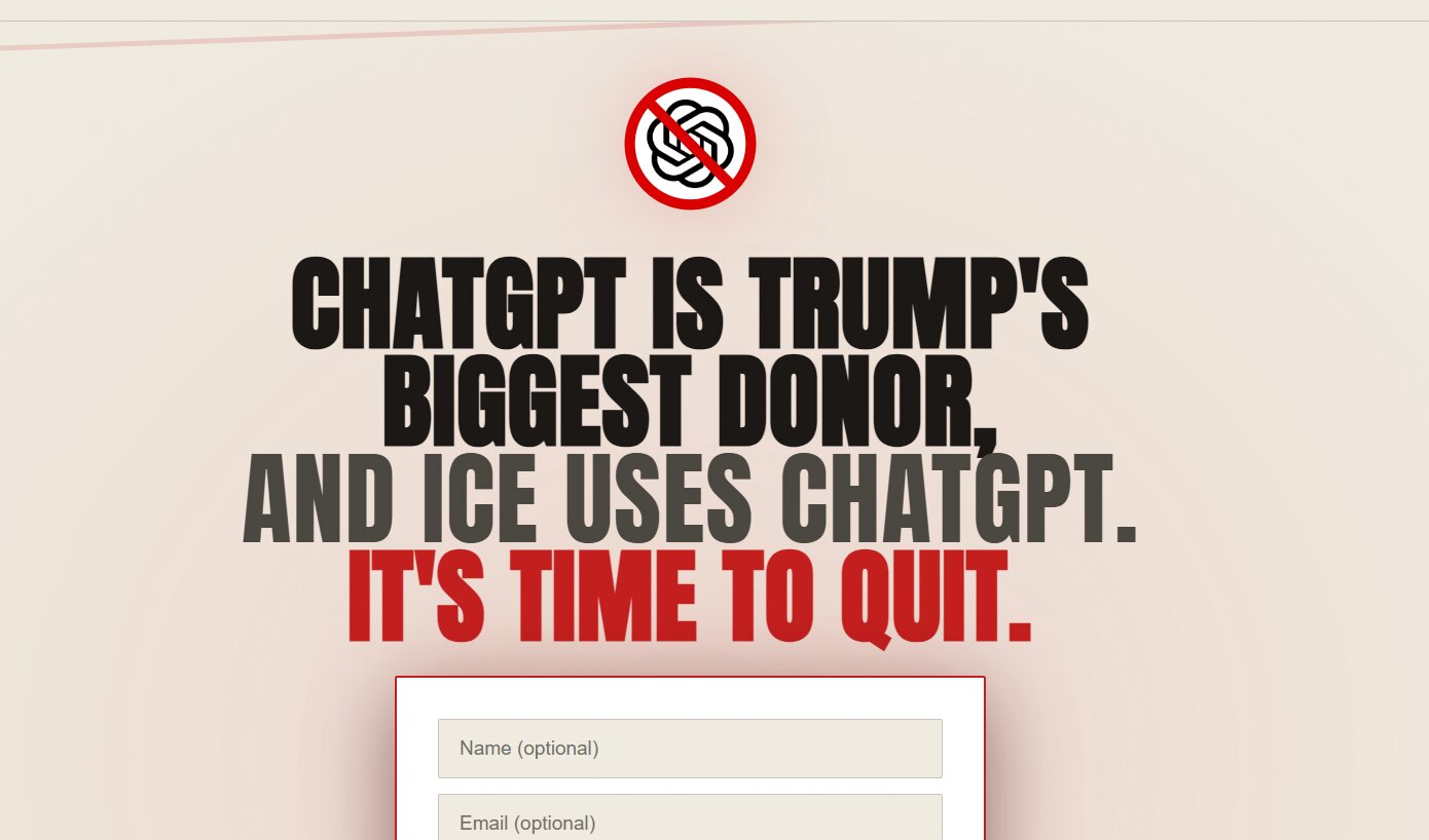 O campanie de rezistență față de ChatGPT ia avânt în Statele Unite, alimentată de acuzații privind legături financiare între OpenAI și mediul politic conservator