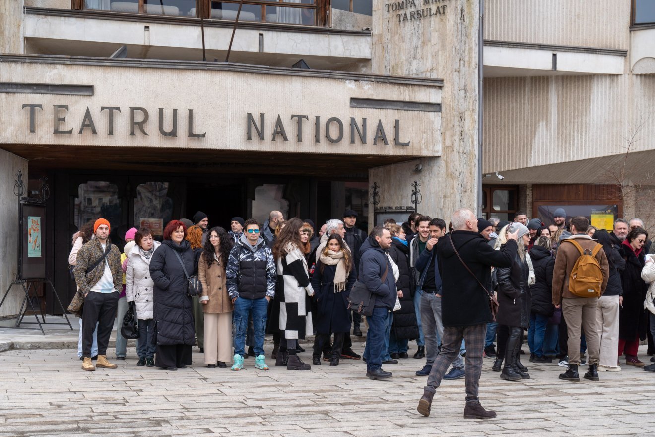 Marosvasarhely: Actorii protestează pentru recunoașterea artei!