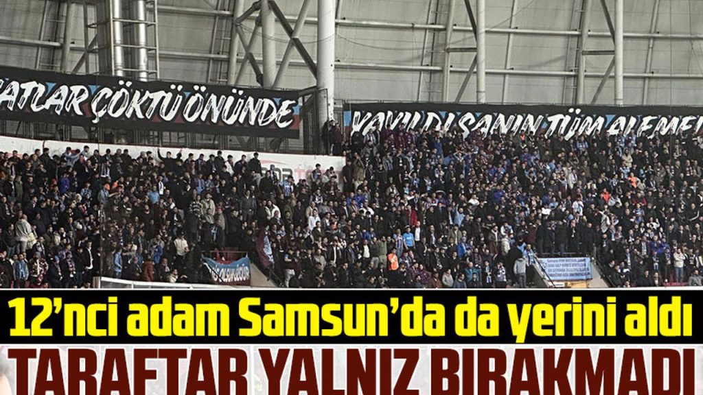 Suporterii lui Trabzonspor au umplut străzile din Samsun