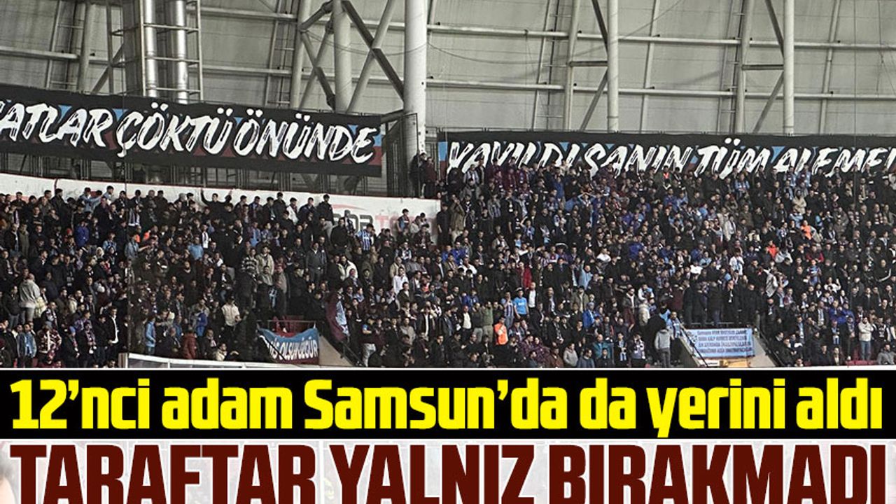 Suporterii lui Trabzonspor au umplut străzile din Samsun