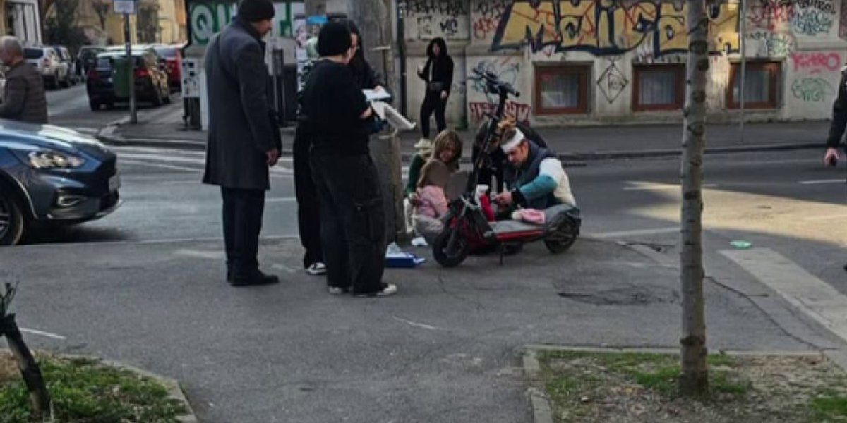 Ilan Laufer și copiii, loviți de mașină în timp ce traversau pe trotinetă