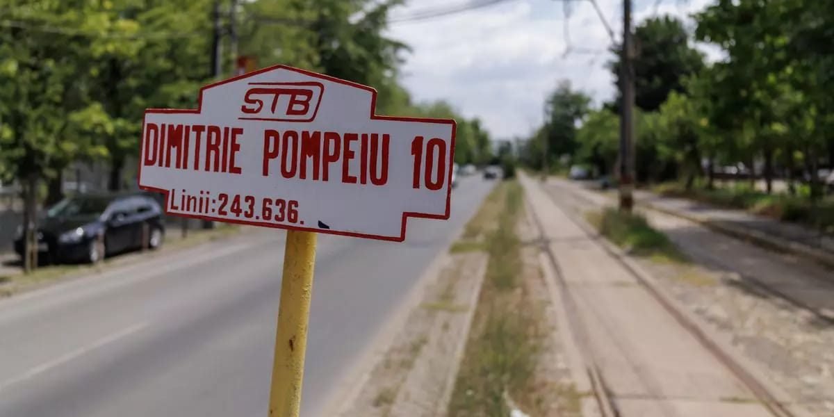 Lucrări la șina de tramvai de pe Bulevardul Pompeiu: reabilitare pe 6 km