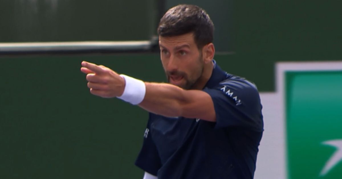 Novak Djokovic și-a pierdut răbdarea în meciul disputat la Indian Wells, în condițiile unui joc dificil împotriva jucătorului american Aleksandar Kovacevic