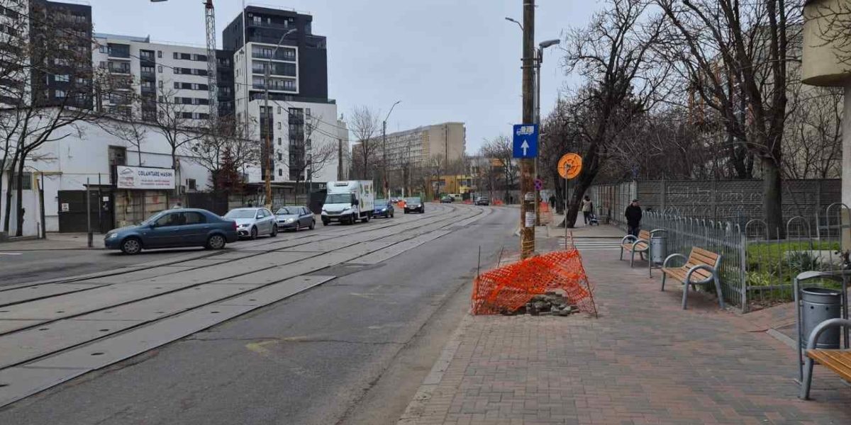 Circulația suspendată pe două artere din estul Bucureștiului pentru modernizarea liniilor de tramvai