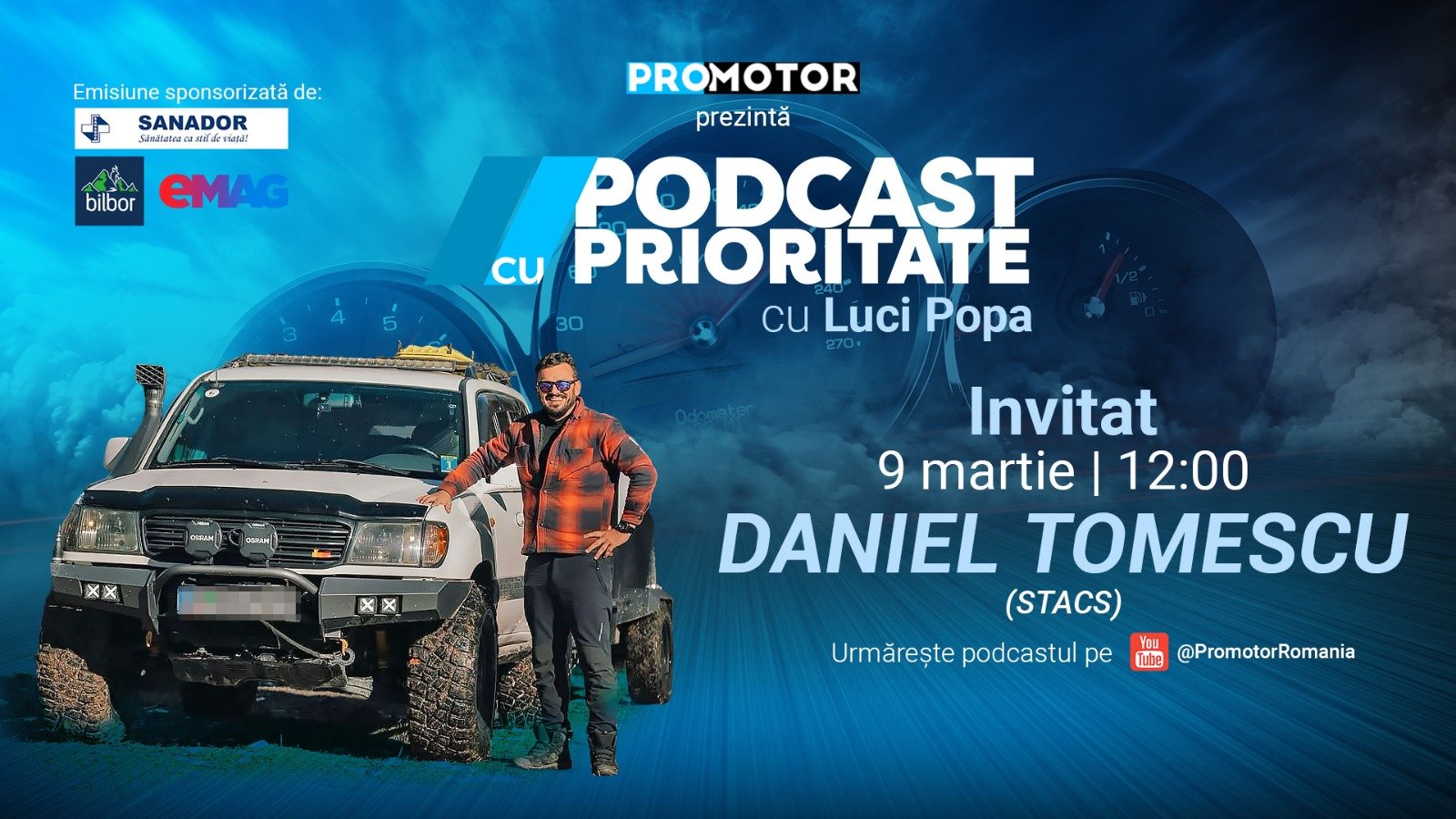 Daniel Tomescu (STACS) la „Podcast cu Prioritate”: drift, off road și planuri pentru 2026