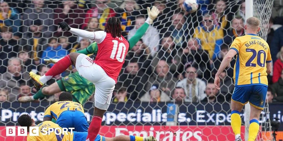 Mansfield Town 1-2 Arsenal: Eberechi Eze scores winner as Arsenal avoid scare at Mansfield Town