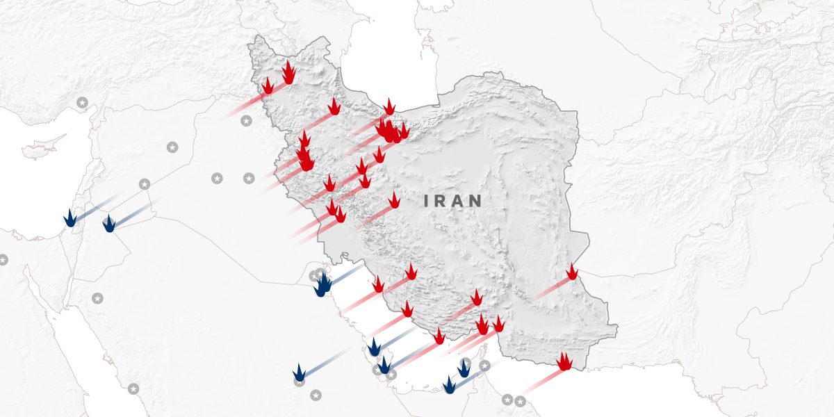 Maps and charts of the Iran crisis
