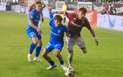 Derby-ul dintre Rapid și Universitatea Craiova, disputat astăzi pe Arena „Giulești”, a atras toate privirile celor pasionați de fotbal