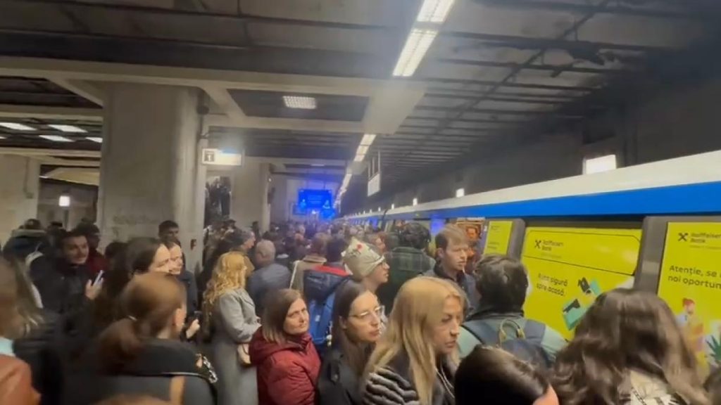 pasageri la metrou