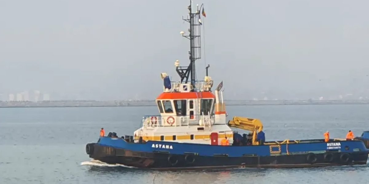 Navă scufundată în Portul Midia: o victimă, patru persoane dispărute